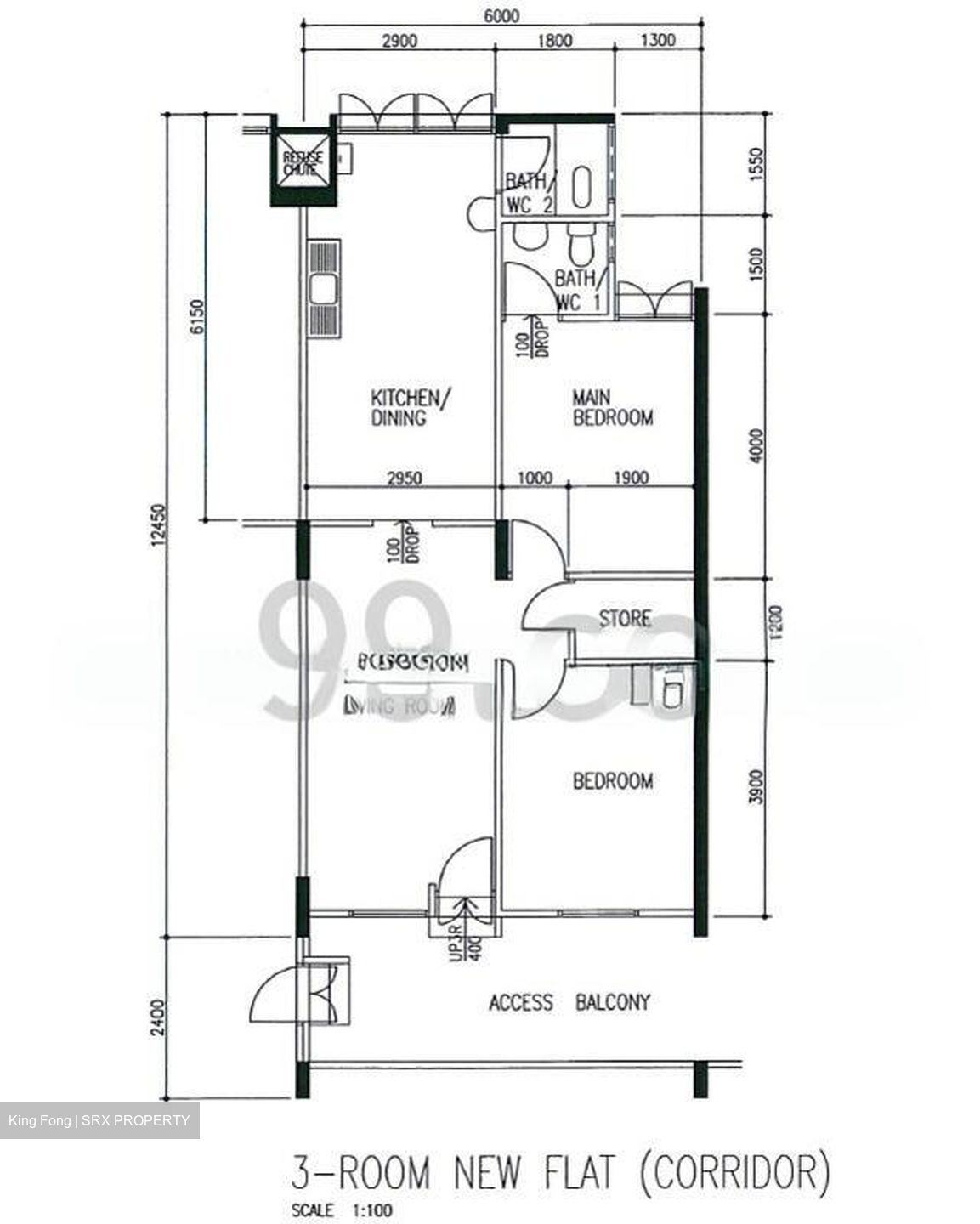 Blk 319 Teck Ghee Vista (Ang Mo Kio), HDB 3 Rooms #523762851